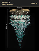Green Crystal Stone Chandelier