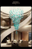 Green Crystal Stone Chandelier