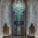 DecorBites™ Green Crystal Stone Chandelier for Modern Spaces