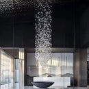 DecorBites™ Green Crystal Stone Chandelier for Modern Spaces