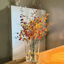DecorBites™ Green Glass Vase for Modern Decor