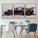 DecorBites™ GT3 RS Sports Car Canvas Wall Art