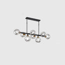 DecorBites™ Hand-Blown Glass Island Pendant Lamp for Restaurant - Modern Dimple Design