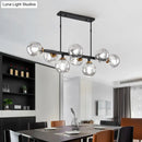 DecorBites™ Hand-Blown Glass Island Pendant Lamp for Restaurant - Modern Dimple Design