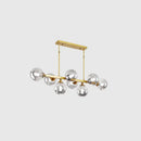 DecorBites™ Hand-Blown Glass Island Pendant Lamp for Restaurant - Modern Dimple Design