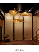 DecorBites™ Hand-Knit Bamboo Pendant Ceiling Light