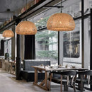 DecorBites™ Hand-Knit Bamboo Pendant Ceiling Light
