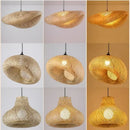 DecorBites™ Hand-Knit Bamboo Pendant Ceiling Light
