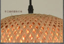 DecorBites™ Hand-Knit Bamboo Pendant Ceiling Light