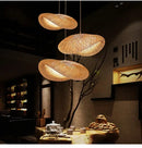 DecorBites™ Hand-Knit Bamboo Pendant Ceiling Light