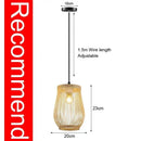 DecorBites™ Hand-Knit Bamboo Pendant Ceiling Light