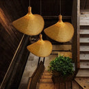 DecorBites™ Hand Knitted Chinese Style Hanging Bamboo Lamps