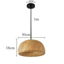 DecorBites™ Hand Knitted Chinese Style Hanging Bamboo Lamps