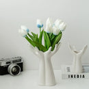 DecorBites™ Hand-painted Ceramic Flower Vase Home Decor