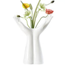 DecorBites™ Hand Shaped Porcelain Flower Vase Home Decor