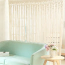 Boho cream macrame door curtain wall hanging for living room