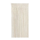 Boho cream macrame door curtain wall hanging for living room