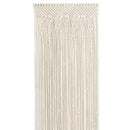 Boho cream macrame door curtain wall hanging for living room