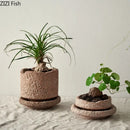 DecorBites™ Handcrafted Ceramic Vase for Flowers
