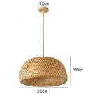 DecorBites™ Handcrafted Chinese Bamboo Pendant Lamp