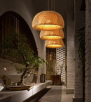 DecorBites™ Handcrafted Chinese Bamboo Pendant Lamp