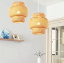 DecorBites™ Handcrafted Chinese Bamboo Pendant Lamp
