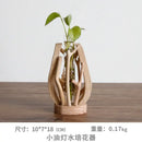 DecorBites™ Handcrafted Wooden Vase for Creative Home Decor