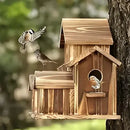 DecorBites™ Handmade 6-Hole Hanging Bird House