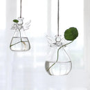 DecorBites™ Handmade Angel Glass Vase - Home Decor