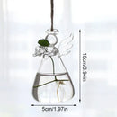DecorBites™ Handmade Angel Glass Vase - Home Decor