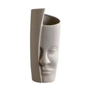 DecorBites™ Handmade Ceramic Face Vase for Home Decor