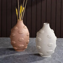 DecorBites™ Handmade Ceramic Face Vase for Home Decor