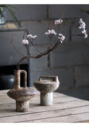 DecorBites™ Handmade Ceramic Vase for Dried Flowers