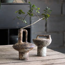 DecorBites™ Handmade Ceramic Vase for Dried Flowers