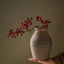 DecorBites™ Handmade Ceramic Vase Retro Style Home Decoration