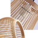 DecorBites™ Handmade Chinese Rattan Wicker Pendant Ceiling Light