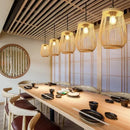 DecorBites™ Handmade Chinese Rattan Wicker Pendant Ceiling Light