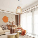 DecorBites™ Handmade Chinese Rattan Wicker Pendant Ceiling Light
