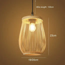 DecorBites™ Handmade Chinese Rattan Wicker Pendant Ceiling Light
