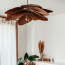 Decorbites handmade floral chandelier brown wooden dining room light