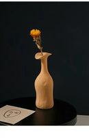 DecorBites™ Handmade Nordic Ceramic Flower Vase for Luxury Home