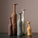 DecorBites™ Handmade Nordic Ceramic Flower Vase for Luxury Home