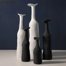 DecorBites™ Handmade Nordic Ceramic Flower Vase for Luxury Home