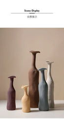 DecorBites™ Handmade Nordic Ceramic Flower Vase for Luxury Home