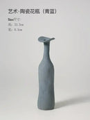 DecorBites™ Handmade Nordic Ceramic Flower Vase for Luxury Home