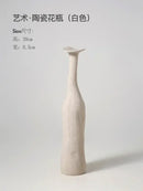 DecorBites™ Handmade Nordic Ceramic Flower Vase for Luxury Home