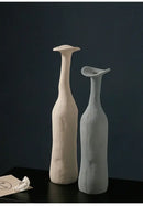 DecorBites™ Handmade Nordic Ceramic Flower Vase for Luxury Home