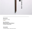 DecorBites™ Handmade Nordic Wooden Wall Vase for Plants