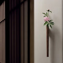 DecorBites™ Handmade Nordic Wooden Wall Vase for Plants