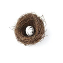 DecorBites™ Handmade Round Rattan Bird Nest Decoration